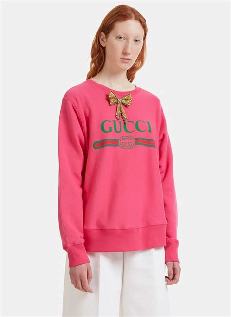 gucci bow sweater|gucci sweater for women.